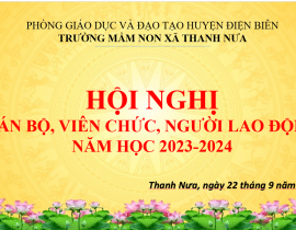 Hội nghị cán bộ, viên chức, người lao động năm học 2023-2024